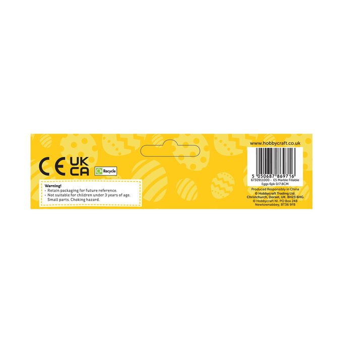Marble Fillable Eggs 6 Pack image number 5