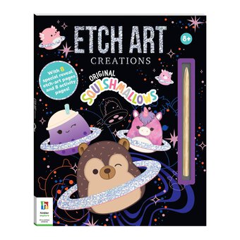 Original Squishmallows Etch Art Creations Book