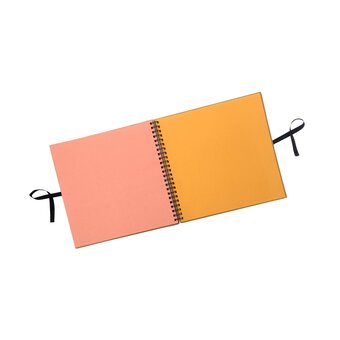 Kraft Scrapbook with Coloured Sheets 8 x 8 Inches