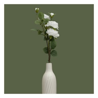 White Rose Spray 70cm