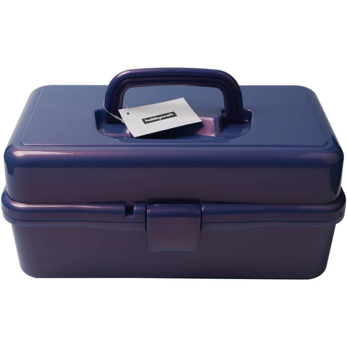 Purple Metallic Caddy 33cm x 20cm x 15cm image number 3