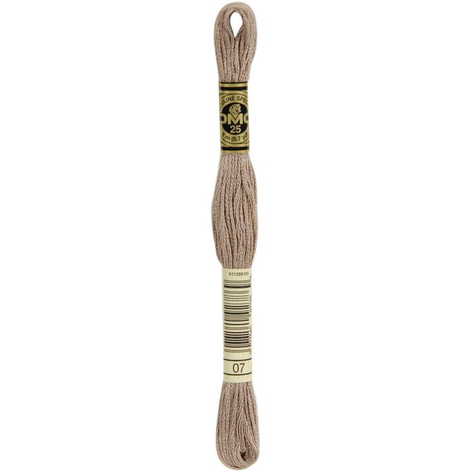 DMC Brown Mouline Special 25 Cotton Thread 8m (007) image number 3