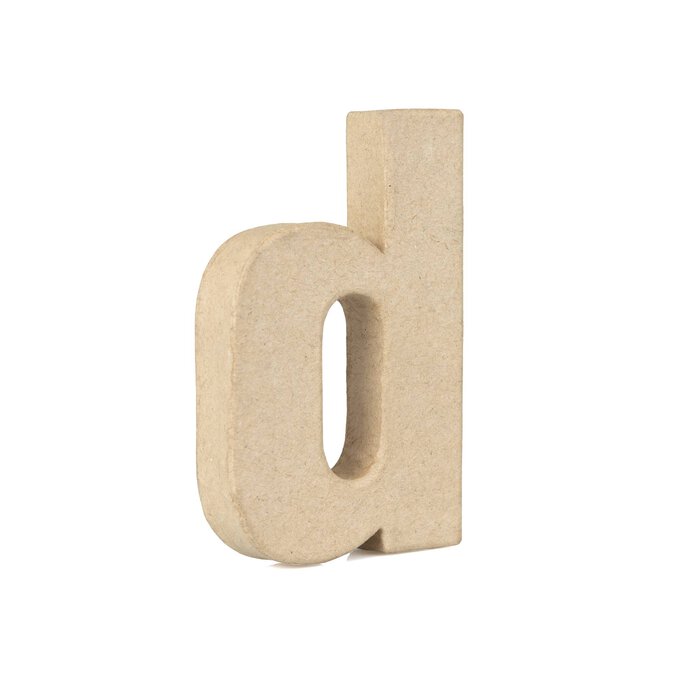 Lowercase Mini Mache Letter D image number 1