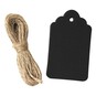 Black Luggage Tags 20 Pack image number 1