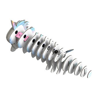 Eugy 3D Unicorn Sky Model