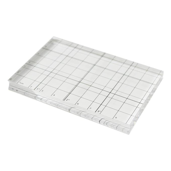 Clear Acrylic Printing Block 10cm x 7cm image number 2