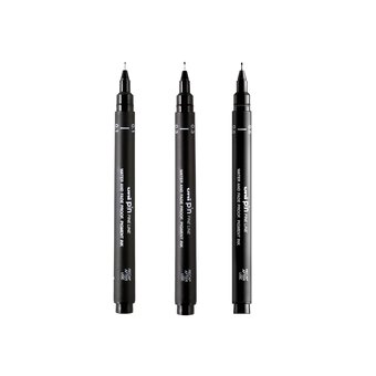 Uni-ball PIN Sketch Selection Fineliners 3 Pack