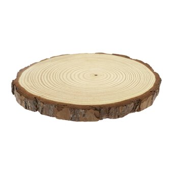 Natural Wooden Pine Slice  25cm