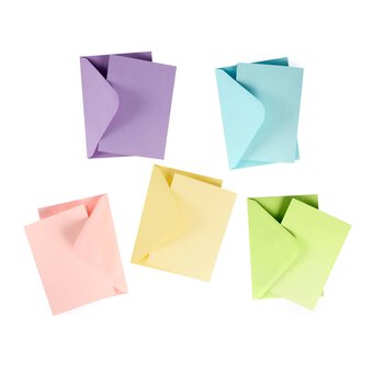 Pastel Cards  C6 50 Pack