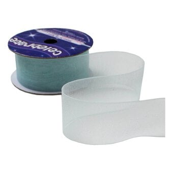 Baby Blue Organza Ribbon 25mm x 5m