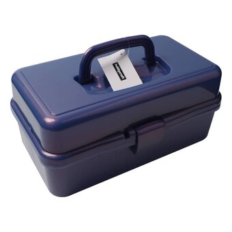 Purple Metallic Caddy 33cm x 20cm x 15cm