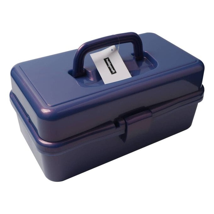 Purple Metallic Caddy 33cm x 20cm x 15cm image number 2