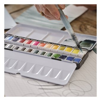 Shore & Marsh Half Pans Watercolour Set 24 Pack