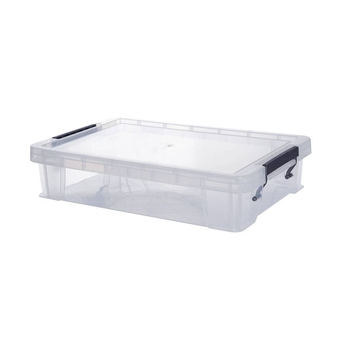 Whitefurze Allstore 5.5 Litre Clear Storage Box image number 1