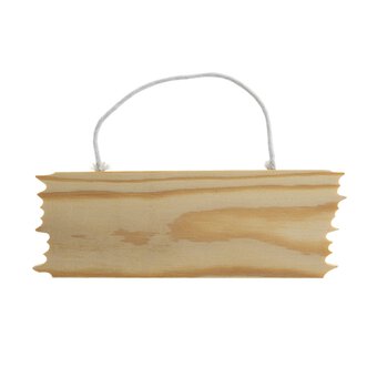 Wooden Door Sign 6cm x 16cm
