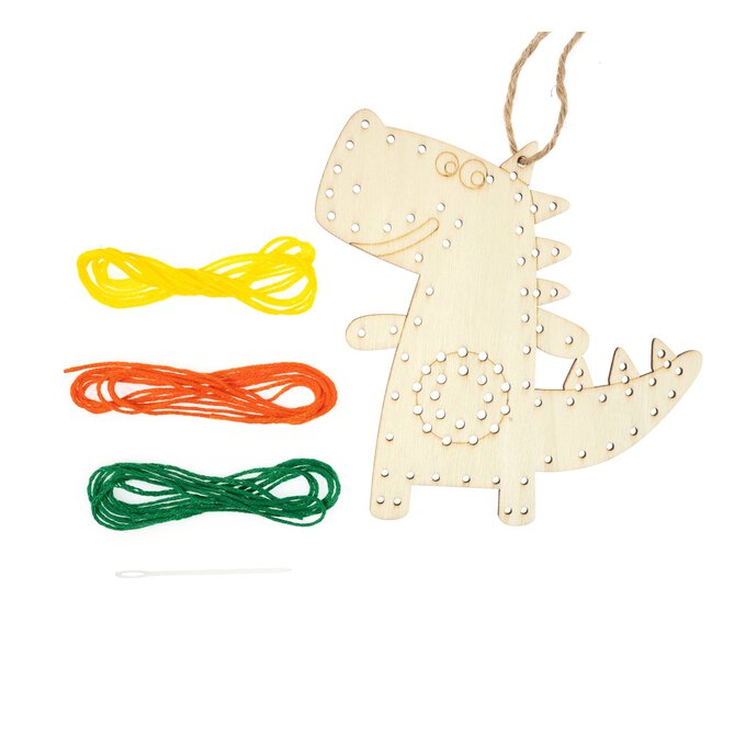 Dinosaur Wooden Threading Kit image number 4