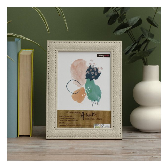 Ivory Picture Frame 18cm x 13cm image number 2