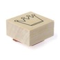 Crown Wooden Stamp 3.8cm x 3.8cm image number 2