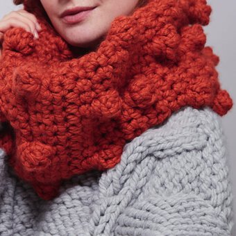 Knitcraft Crochet Bobble Snood Digital Pattern 0118