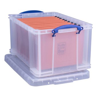 Really Useful Clear Box 48 Litres