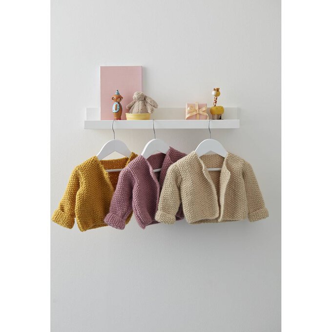 Knitcraft Kids Alpaca Moss Stitch Cardigan Pattern 0049 image number 3