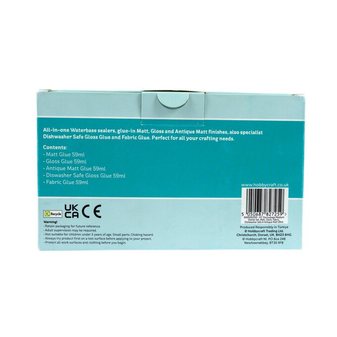Decoupage Medium Starter Set 59ml 5 Pack image number 3