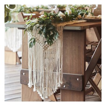 Ginger Ray Macramé Table Runner 200cm x 35cm