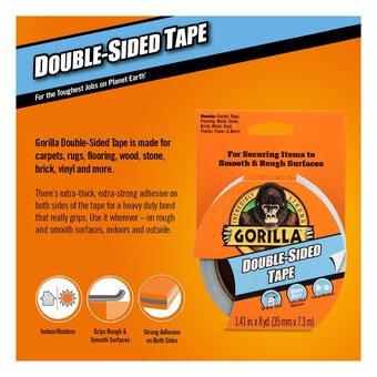 Gorilla Double-Sided Tape 35mm x 7.3m