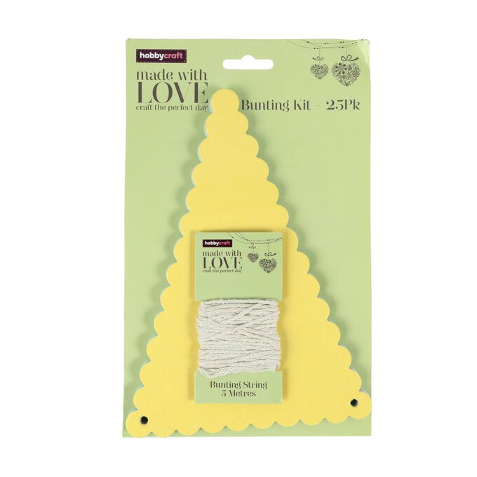 Pastel Scalloped Edge Bunting 5m image number 5