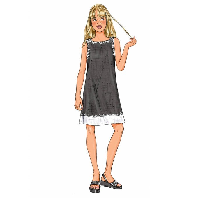 Butterick Girls’ Separates Sewing Pattern 3860 (7-14) image number 6