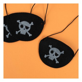 Felt Pirate Eye Patches 4 Pack