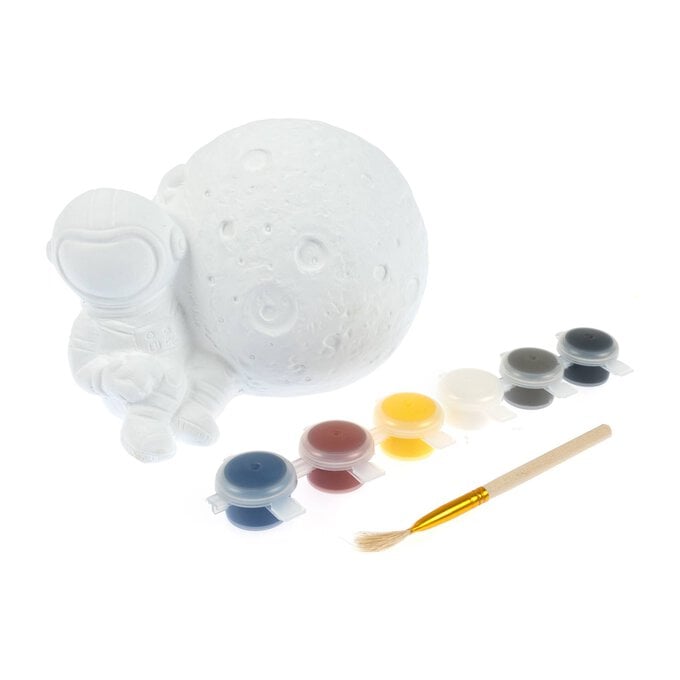 Paint Your Own Astronaut and Moon Money Box image number 1