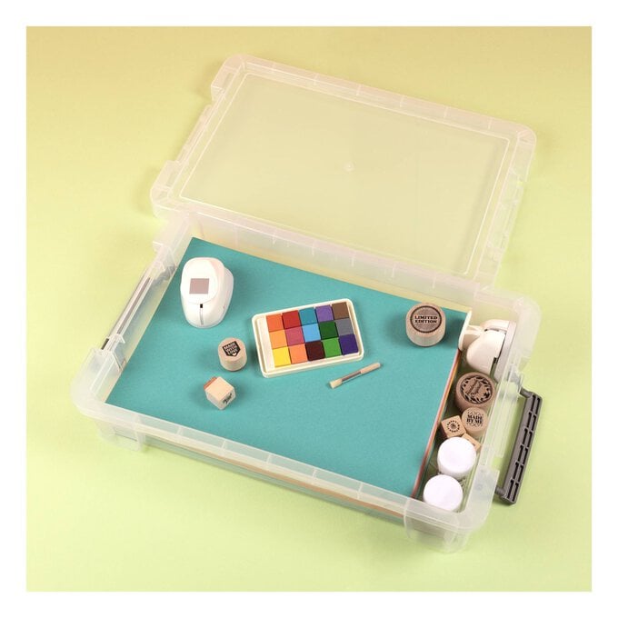 Whitefurze Allstore 5.5 Litre Clear Storage Box image number 2