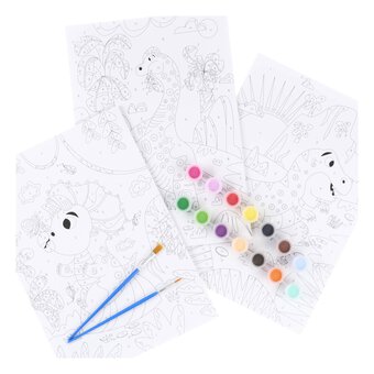 Dinosaurs 3-in-1 Paint by Numbers