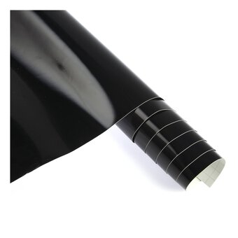 Black Glossy Permanent Vinyl 3 Pack Bundle