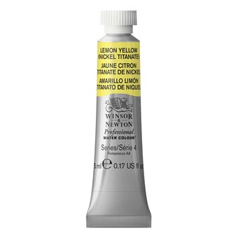 Winsor & Newton Lemon Yellow Nickel Titanate Professional Watercolour Tube 5ml