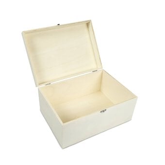 Wooden Storage Box 35cm x 25cm x 17cm