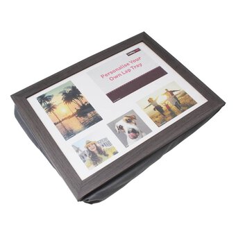 Personalisable Grey Lap Tray