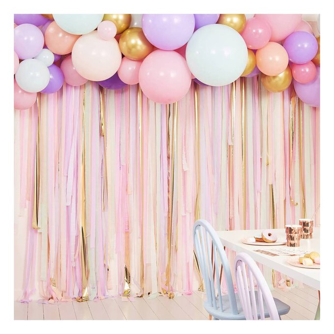 Ginger Ray Pastel and Gold Balloon Backdrop image number 2