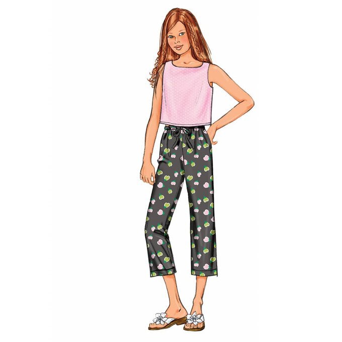 Butterick Girls’ Separates Sewing Pattern 3860 (7-14) image number 4