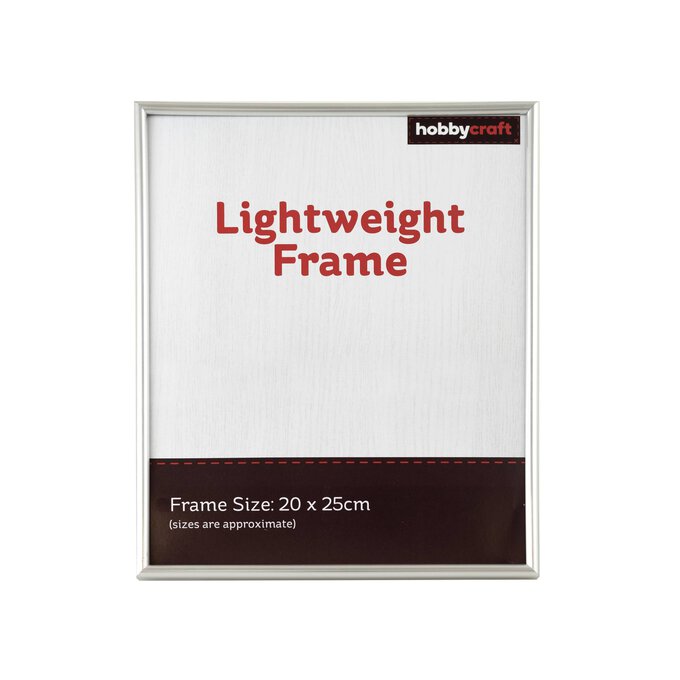 Silver Lightweight Frame 20cm x 25cm image number 2