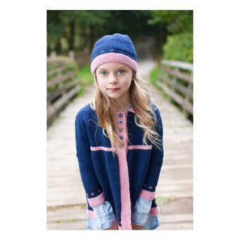 West Yorkshire Spinners Bluefaced Leicester DK Border Coat and Hat Digital Pattern