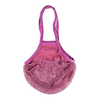 Purple Mesh Shopping Bag 40cm x 40cm