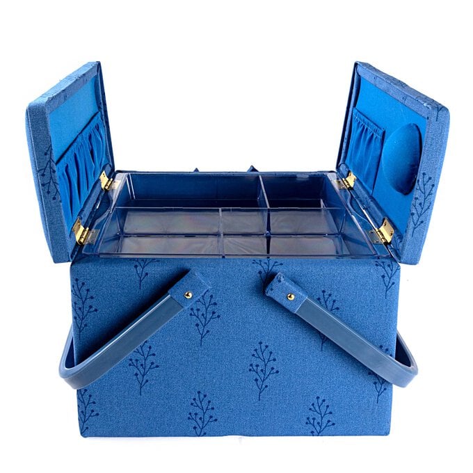 Budding Fern Twin Lid Sewing Box image number 2
