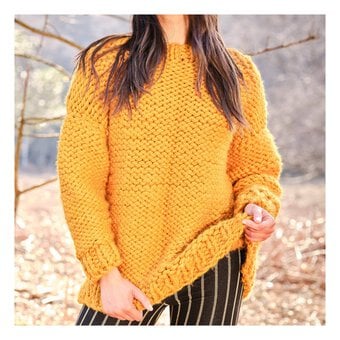 Knitcraft Chunky Trim Jumper Digital Pattern 0199