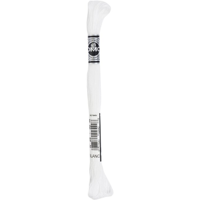 DMC White Special Embroidery Thread 20m (Blanc) image number 3