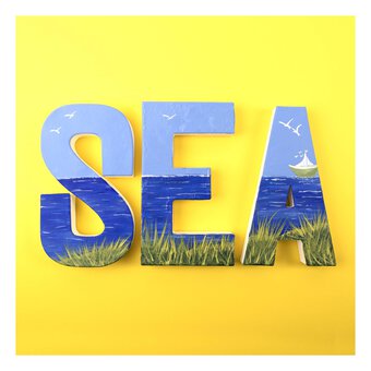 Mache Letter S 20cm
