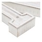 White-Washed Wooden LED Letter G 21cm image number 3