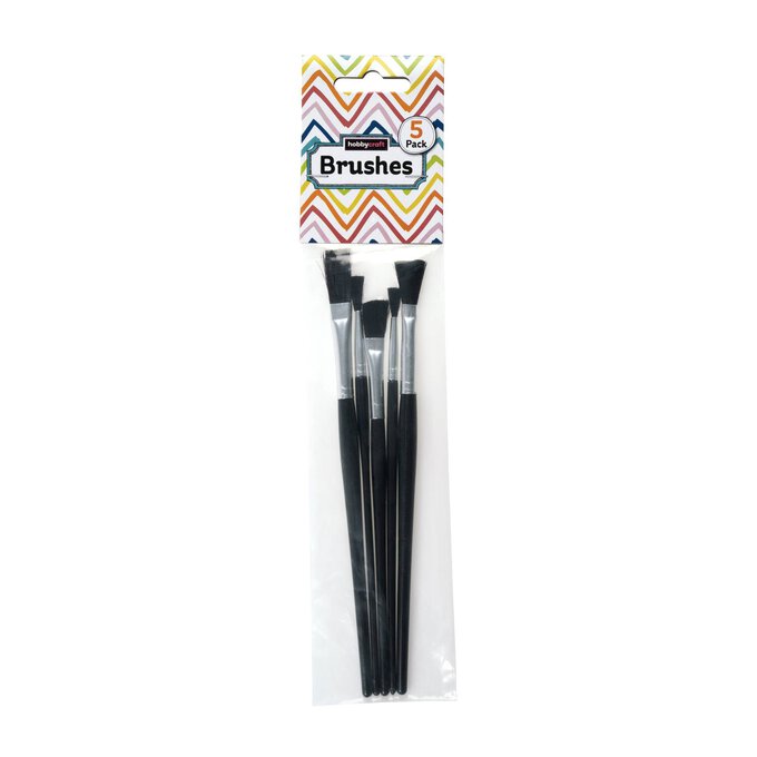 Junior Artists' Paint Brushes 5 Pack image number 4