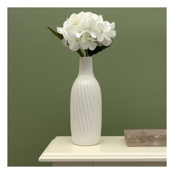 White Short Stem Hydrangea 36cm